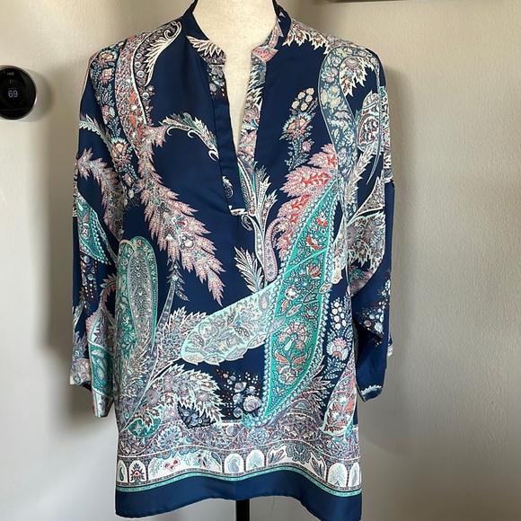 Zara Tops - ZARA paisley top tunica shirt